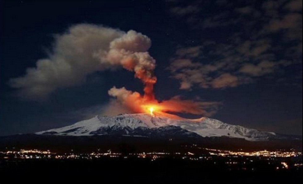Photo:  Volcano Etna Eruption 07